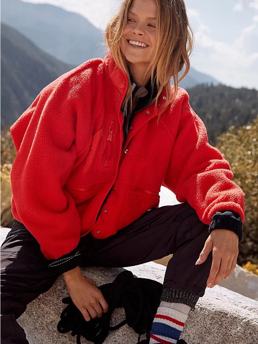 FP Movement by Free People Hit The Slopes Fleece Jacket